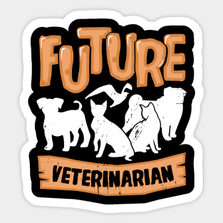 Future Veterinarian Vet School Student Gift Sticker